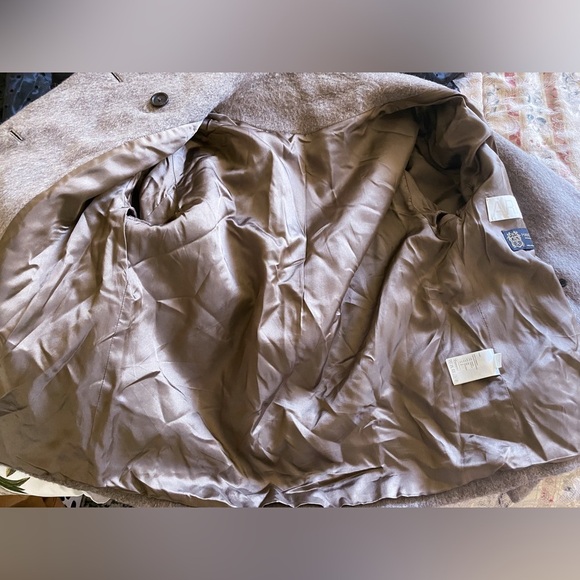 Arket Double-Face Brushed Wool Coat Manteco Wool-Blend Brown 36 EUC - Picture 7 of 14